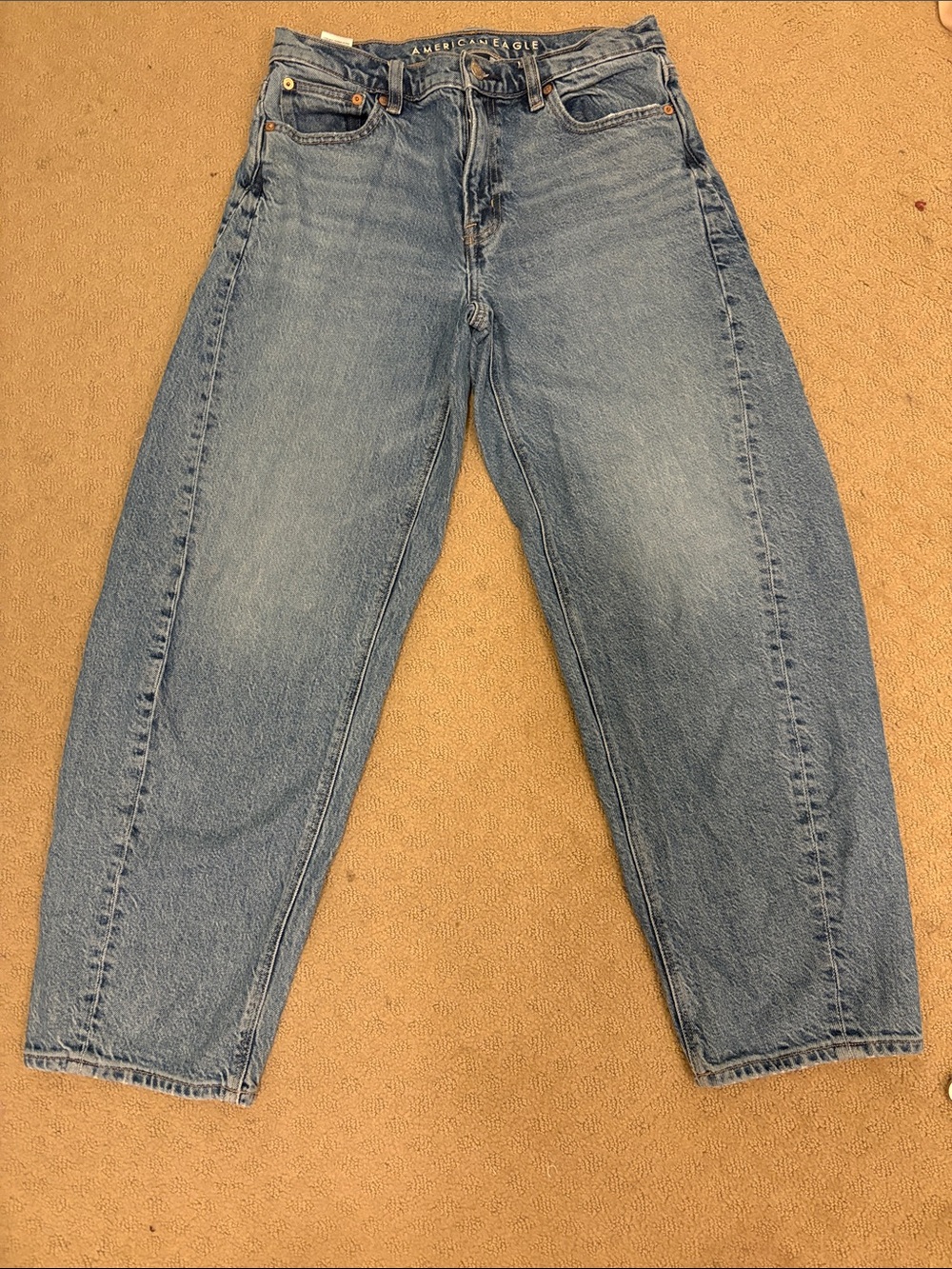 American Eagle Outfitters Men’s Light Blue Relaxed Jeans - Picture 1 of 4